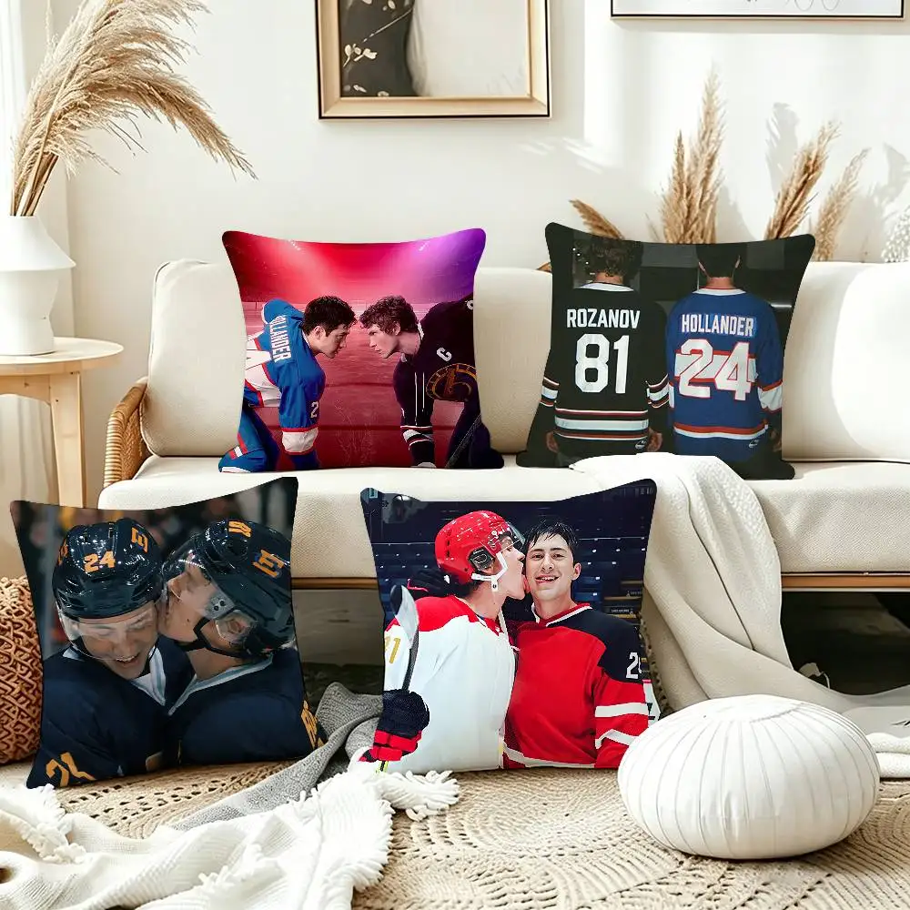

H-Heated Rivalry TV Series Pillow Case Living Room Sofa Cushion Cover Suitable For Home Bedroom Room Decoration