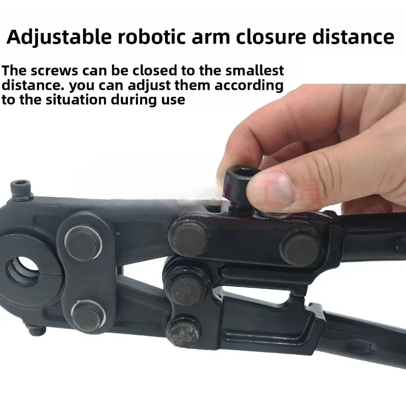 CW-1625 Manual Crimping Pliers Mechanical Aluminum Plastic Pipe PEX Floor Heating Metric Measurement Crimping Tool