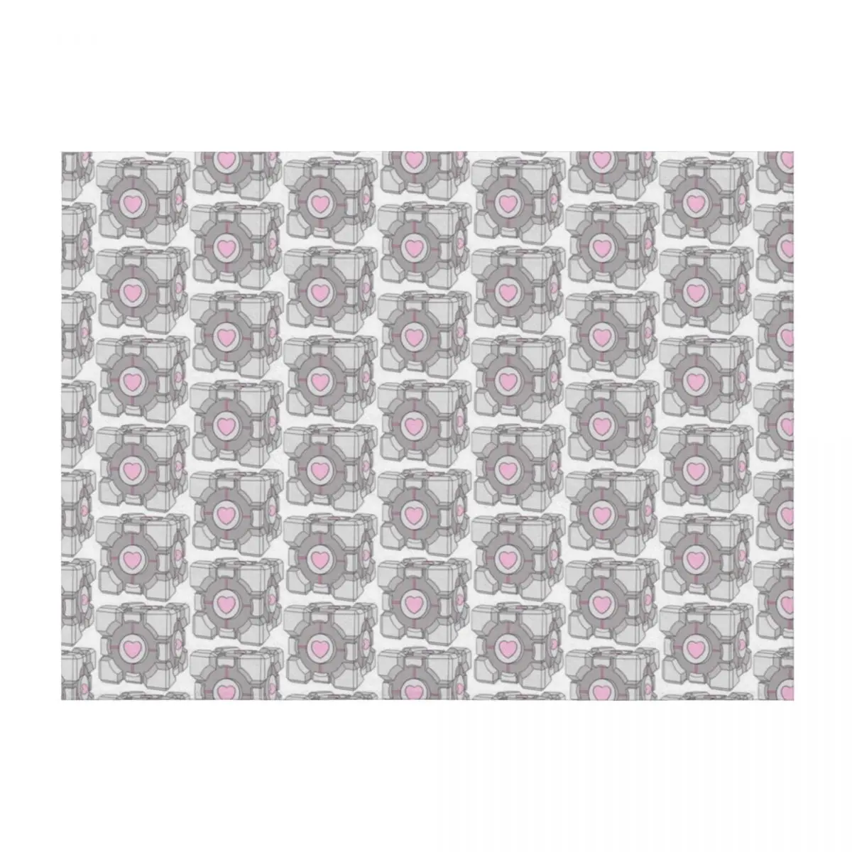 Companion Cube Throw Blanket valentine gift ideas decorative manga Hair Blankets