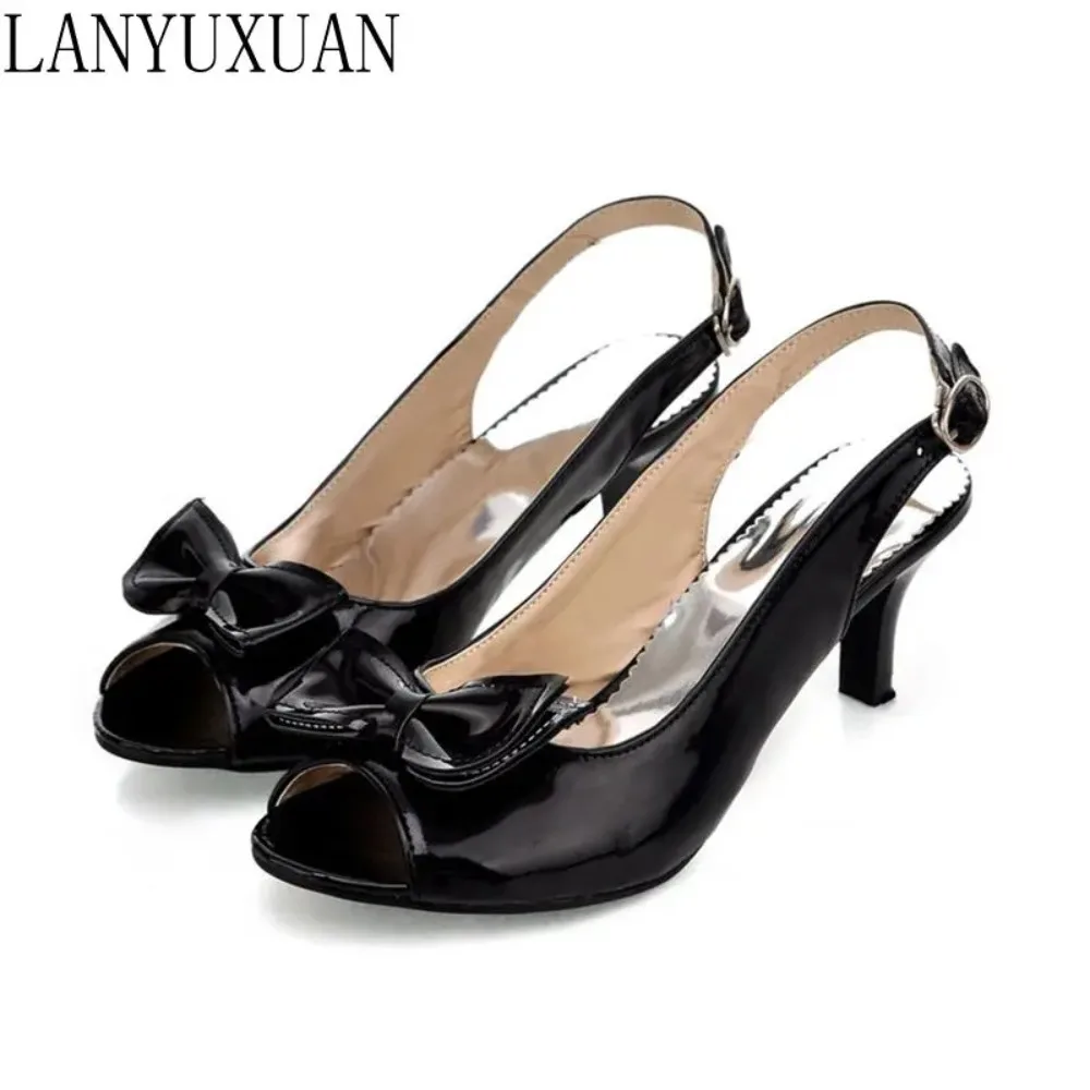 BLXQPYT Plus New Sale Fashion Sandals Big Size 34-46 Shoes Woman Zapatos Mujer Chaussure Femme Pumps Sapato Feminino 1-9