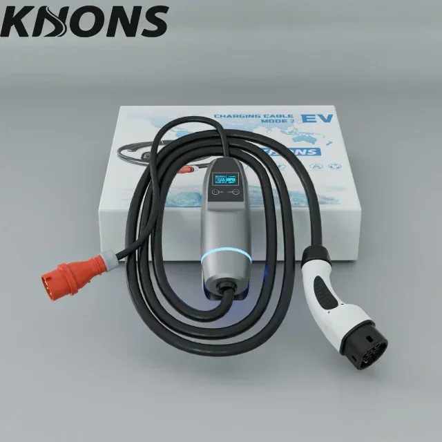 

2025 Best Seller Level 2 16A adjustable Portable EV Charger (240V, 16A, 3.5kw) EVSE home Electric Vehicle ev Charging Station