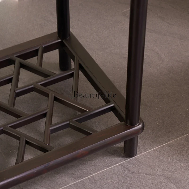 *حامل زهور من خشب الصندل الأحمر، بخور Tingqin Tuming، عدة حامل بونساي للتخزين على الطراز الصيني