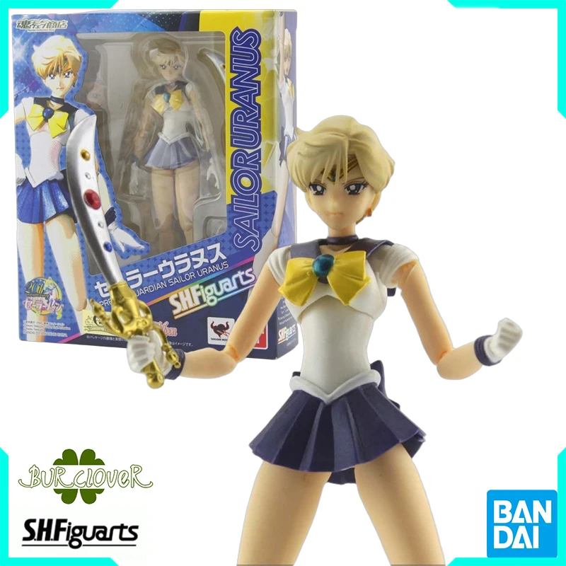 

Bandai Genuine Sailor Moon S.H.Figuarts Sailor Uranus Anime Action Figure Toys For Boys Girls Kids Christmas Gift