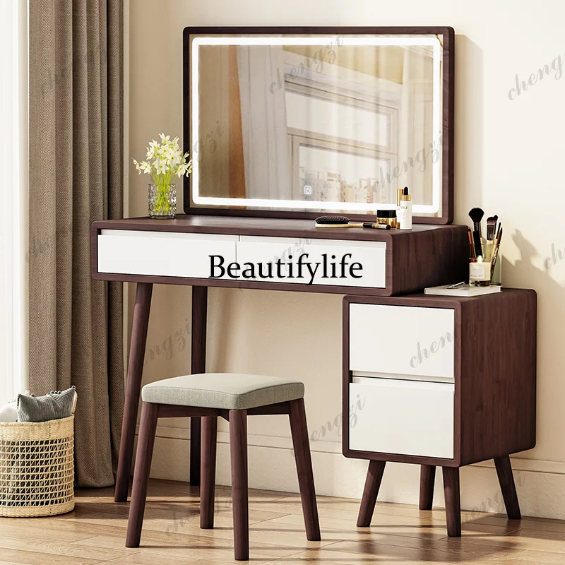 

Practical Vanity Desk Premium Elegant Aesthetic Classic Vanity Desk Simple Textured Meuble Chambre Bedroom Furniture