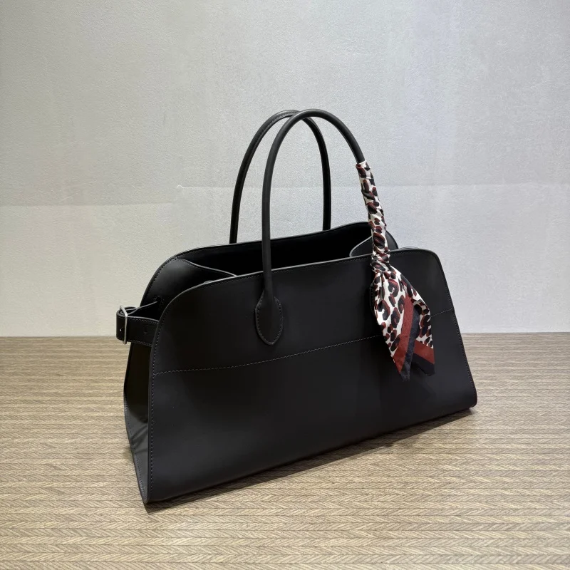 

2026 New Women's Large Capacity Saddle Leather Full Steel Hardware Inner Sheepskin Handbag Shoulder Bag Factory Direct