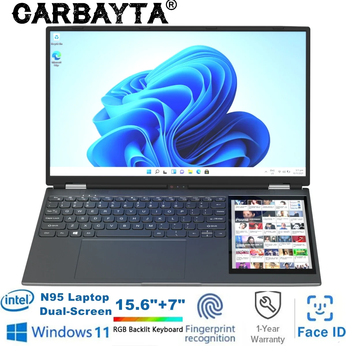 CARBAYTA 15,6 "+ 7" двойной