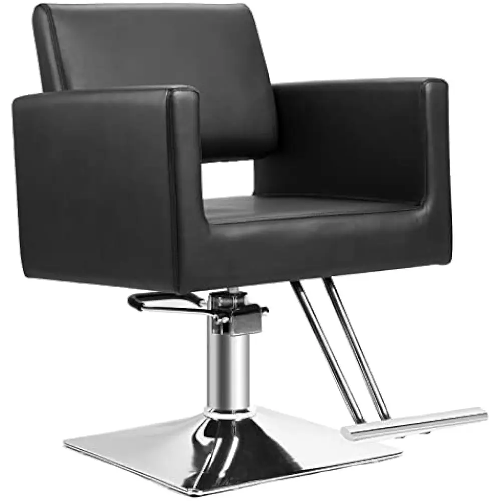 

Barber Salon Chair with Heavy Duty Hydraulic Pump, 360° Swivel Adjustable Spa Beauty Equipment, Hair Stylist Women Man