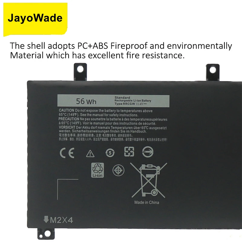 Imagem -05 - Jayowade-bateria do Portátil para Dell Precision Fábrica 4gvgh Rrcgw 5510 Xps 15 9550 Series 1p6kd T453x Rcgw