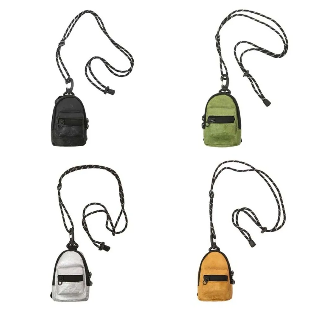 Waterproof Men Coin Purse Pendant Mountain Keychain Korean Ins Style Small Storage Bag Nylon Lightweight Men Mini Wallet