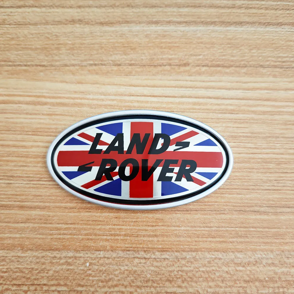 3D Logo Land Rover Badge Car Front Grille Emblem Rear Trunk Sticker For Land Range Rover Discovery Evoque Defender Accessories