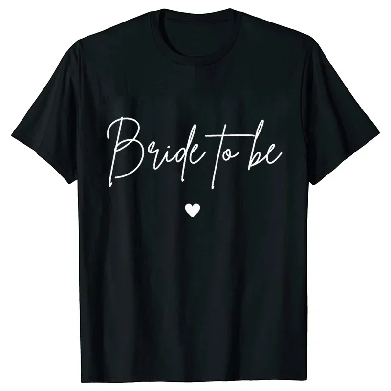 Bridesmaid Bride To Be T Shirt Engagement Wedding Party Tops Team Bride Squad Tshirt Bridal Shower Bacherlette Hen Party Tees