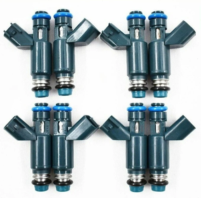 

8Pcs Fuel Injectors Nozzle 4650544, AJ811177 for Jaguar XJR/XKR/S-Type/XF/Super V8 for Land Rover LR3/Range Rover Sport 4.2L