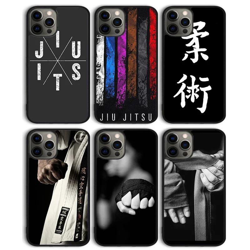 BJJ Brazilian Jiu Jitsu Art Phone Case Back Cover for iPhone 16 15 SE2020 14 13 11 12 Pro Max mini XS XR X PlusS Shell Coque