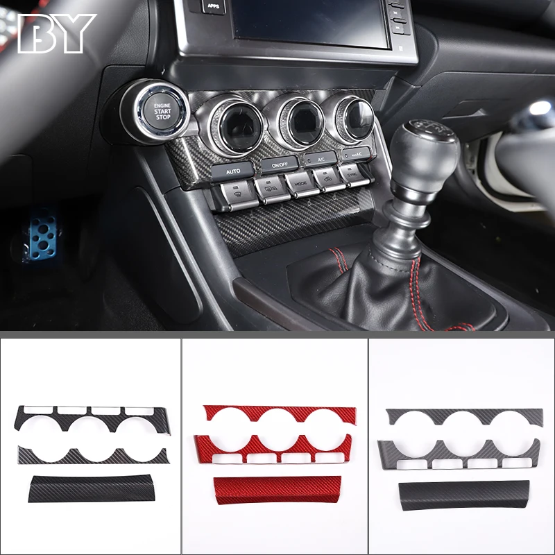 Central Control Panel Air Conditioning Mode Adjustment Decoration Frame Cover Trim For Toyota 86/Subaru BRZ 2022 Car Accessories