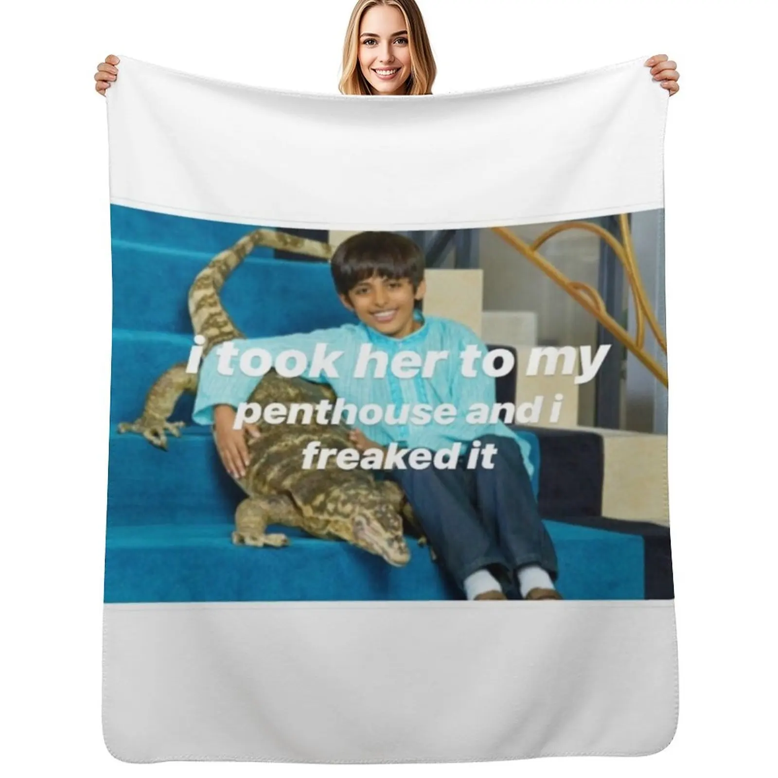 Ravi Freaked it Throw Blanket All Weather Soft Throw Blanket for Sofa