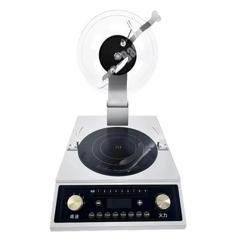 

220V 5000W Auto Stir-fry Cooking Machine with Screen and Cleaning Gun Stire Selfstirring for Commercial Catering Restaurants