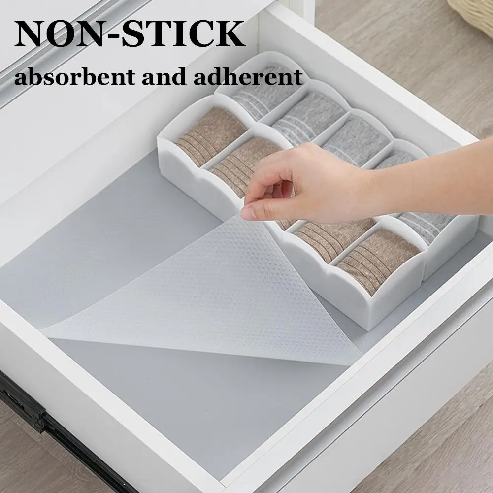 Nicht-Klebende Schubladenmatte Regalabdeckung 30cm X 100cm Rutschfeste Wasserdichte Schrankunterlage Tischauflage Ölbeständige Schrankeinlagen – Detail 9