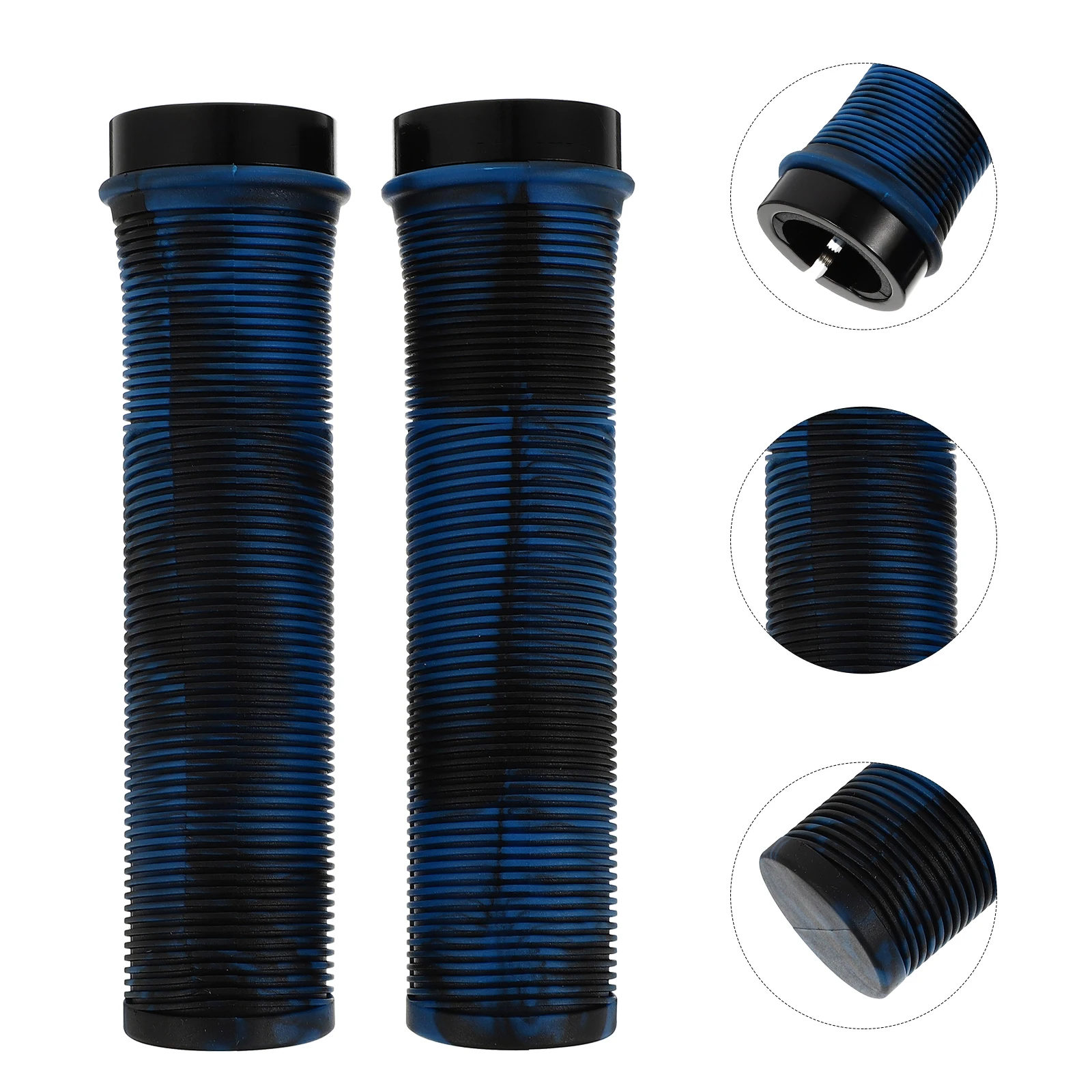 

Cycling Handlebar Covers Shock Absorption Grips Anti-Slip Bike Handlebar Cover Comfortable Tpr Grip For Rainy Weather