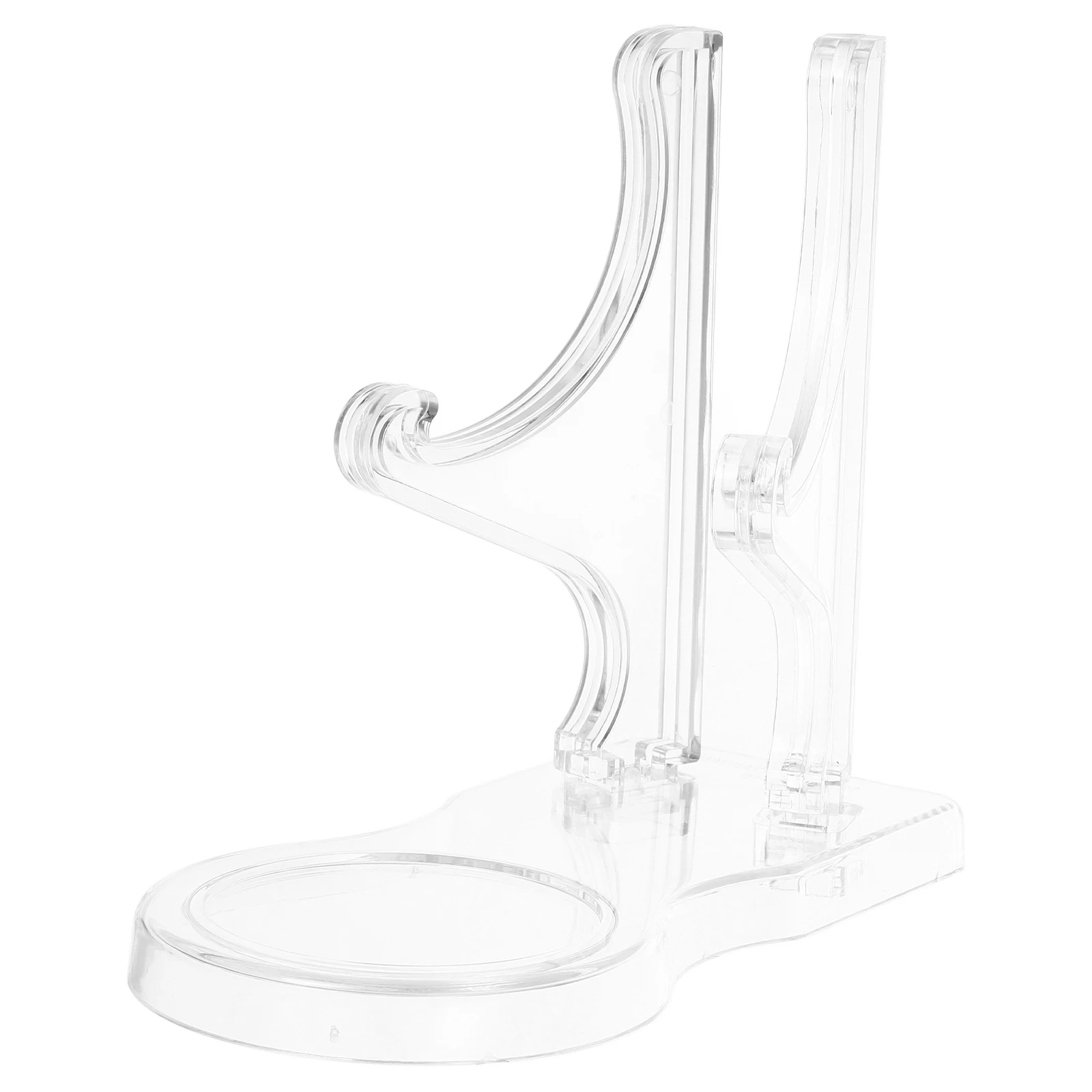 

Прозрачная подставка для чашек и блюдца, прозрачный акриловый держатель для чайных чашек, подставка для тарелок, стильный мольберт, складное решение для хранения