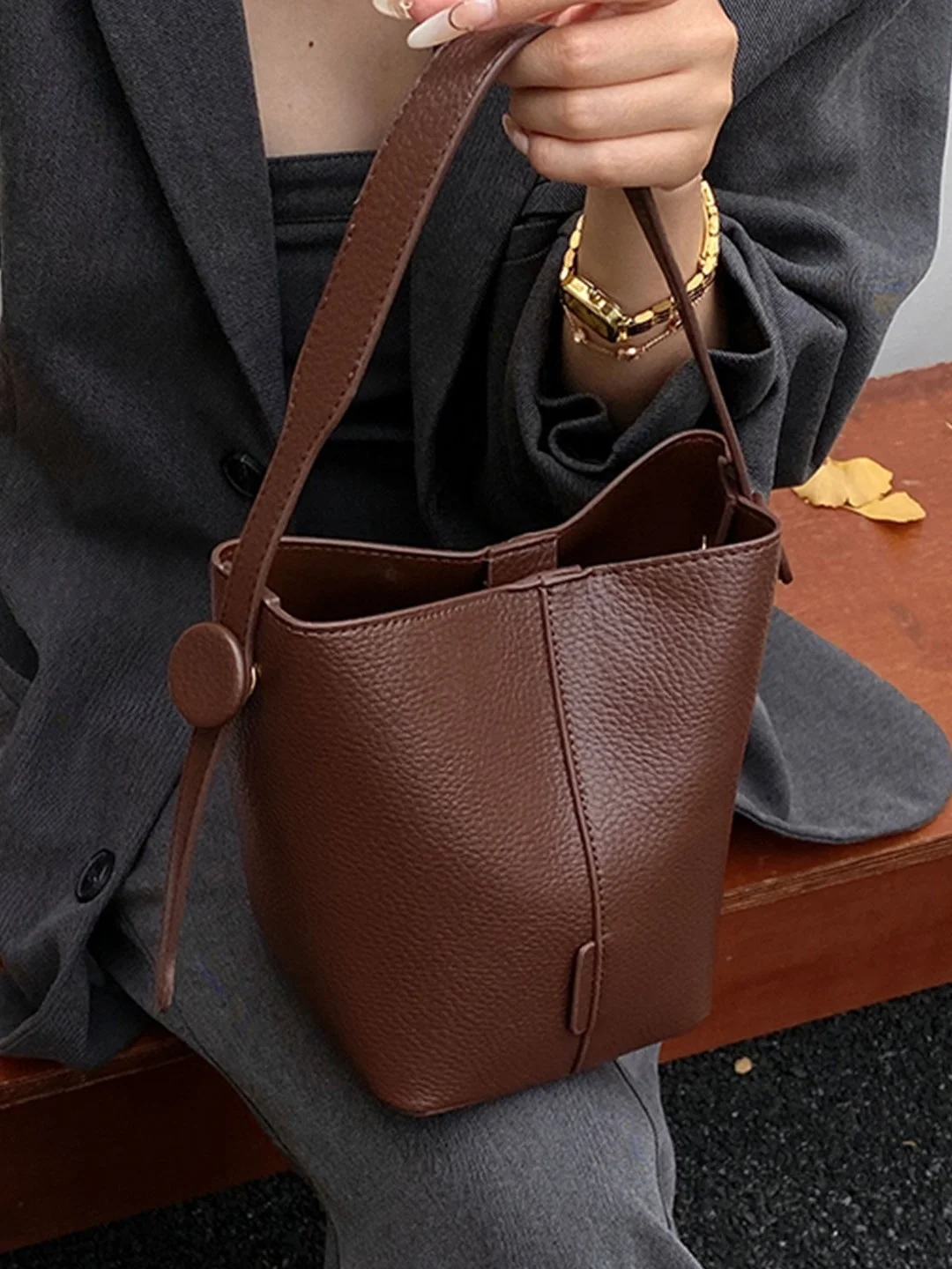 

GBP Flagip Ретро Faion Buet Bag Женская пригородная сумка через плечо на одно плечо Осень-зима Новая молодежная магнитная сумка Sle...