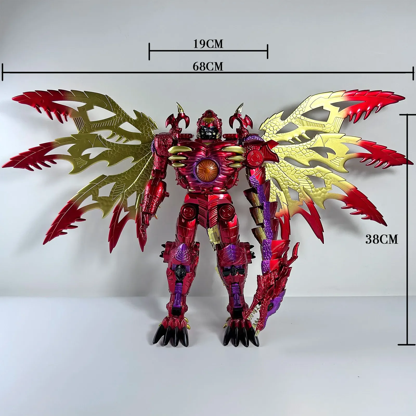 In Stock BMB Transformation Toy TAIBA RD-01 RD01 Extra Large TRANSMETAL 2 MG Red Dragon Battle Action Figure Toy Collection Gift