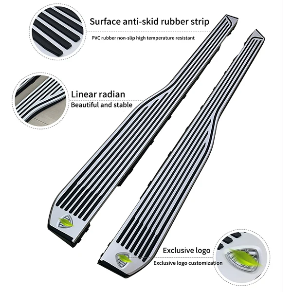 

Custom Designed Electric Side Steps with Plastic Pedals New Release for Mercedes GLS Maybach 2012+ Years