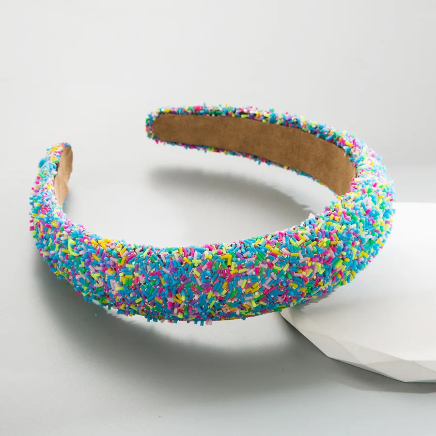 Resin Wide-brimmed Headband Candy-colored Sponge Headband WOMEN\'S Fashion Hair Accessories