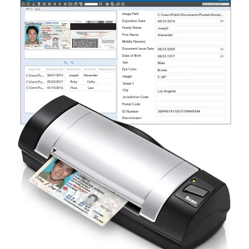 Duplex Card Scanner Can Automatically Read Our