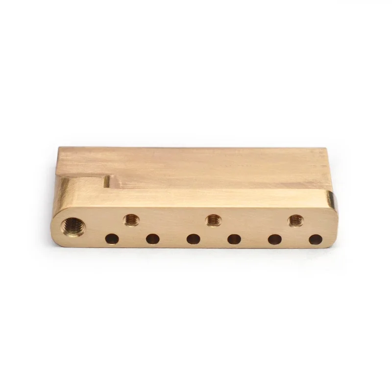 Bloque de trémolo de latón de 10,5 MM de grasa sólida con enchufe de brazo de trémolo de 6 MM 74x35,8 MM de latón para guitarra eléctrica