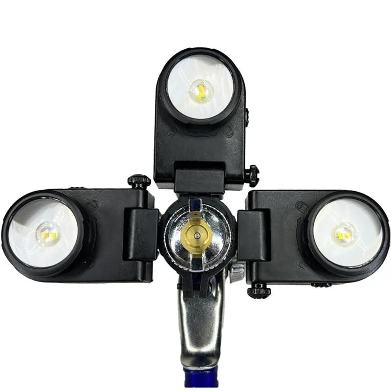 PZHI-Spraypaint Lighting Tool With USB Rechargeable Auxiliary Searchlight Paintgun Spraylighting Special Fill Light C