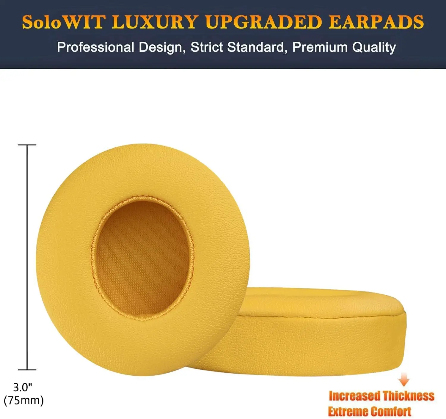 Poduszki nauszne Beats Solo 2 do bezprzewodowych słuchawek dousznych Beats Solo 2 i Solo 3, poduszki nauszne Solo2 Solo3 z miękkimi