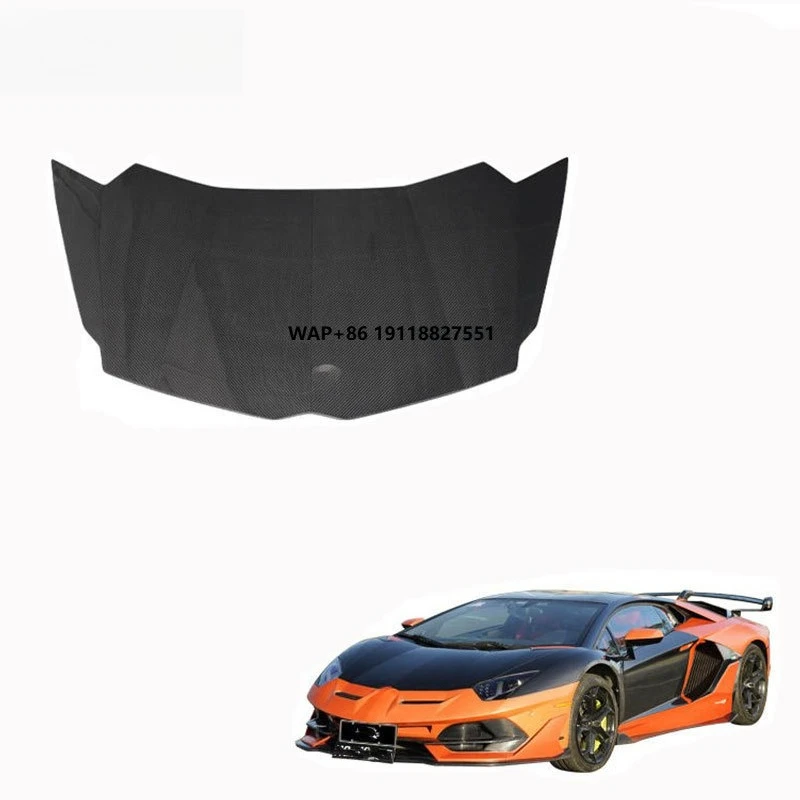 

New Bonnet Hood Dry Carbon Front OEM Style forAventador LP700 LP720 LP750 Engine Hoods