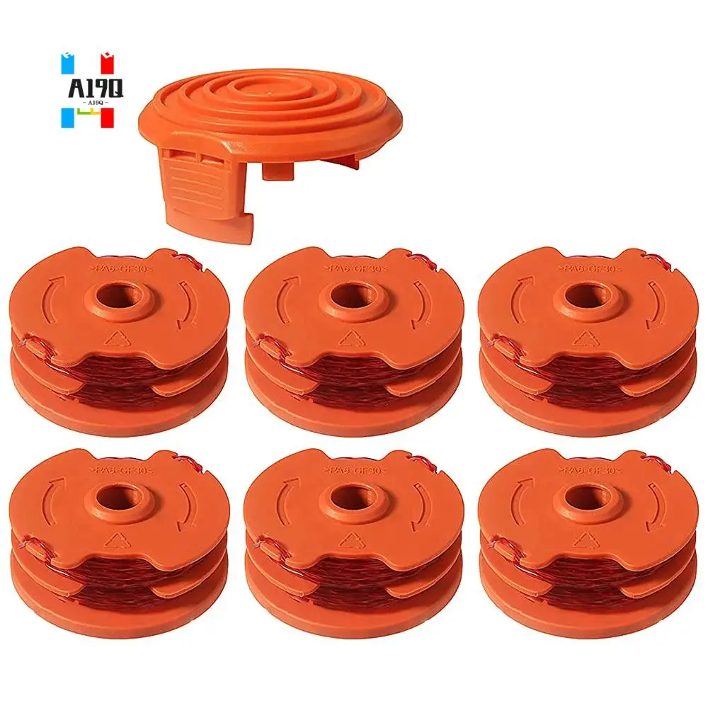 A19Q-WA0007 / 50022833 Replacement Line Trimmer Spool For Worx WG116 WG119 Corded Electric String Trimmers, 16Ft 0.065Inch