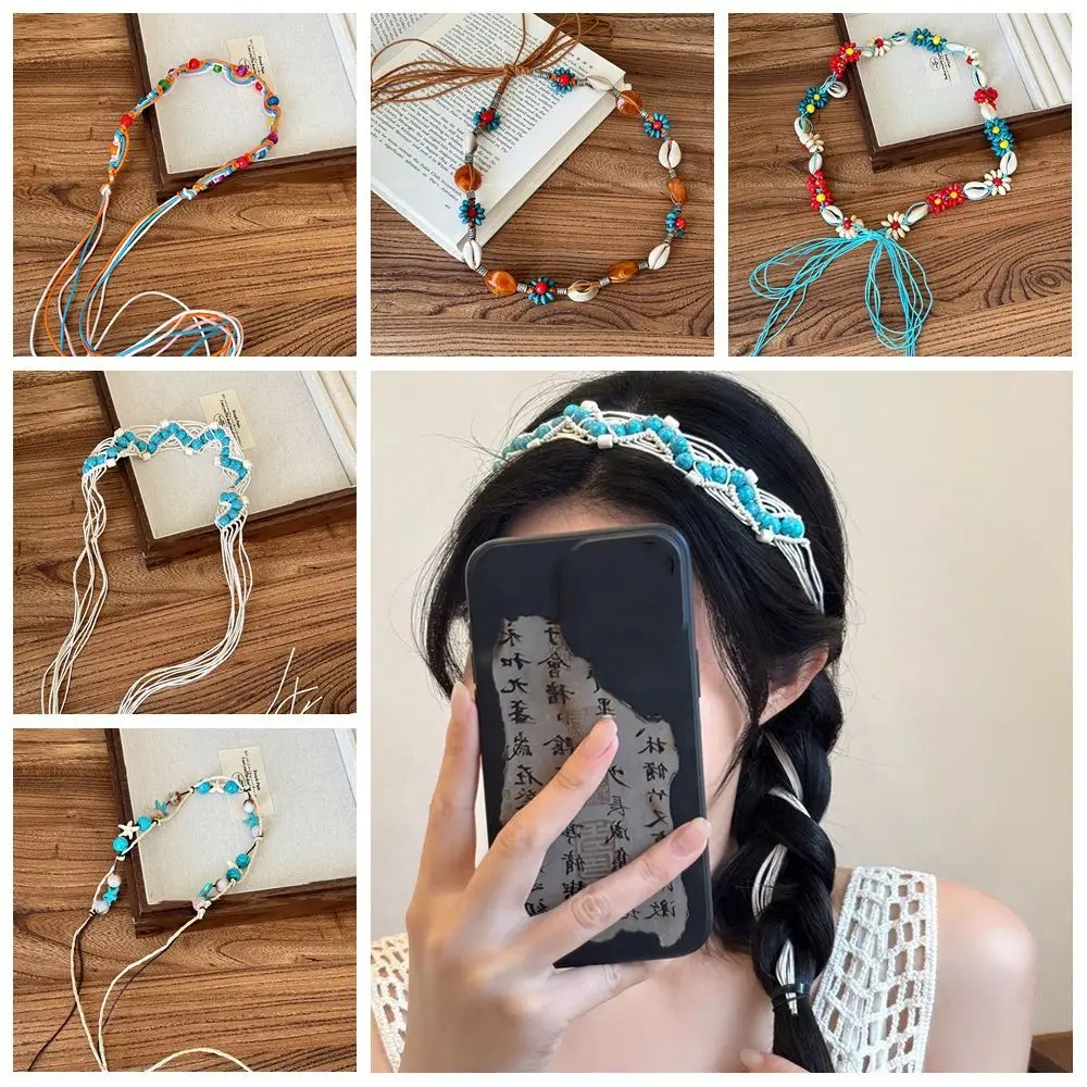 

Woven Bohemia Hair Band Hair Accessories Jeans Decor Dress Waist Chain Skirt Accessories Korean Style