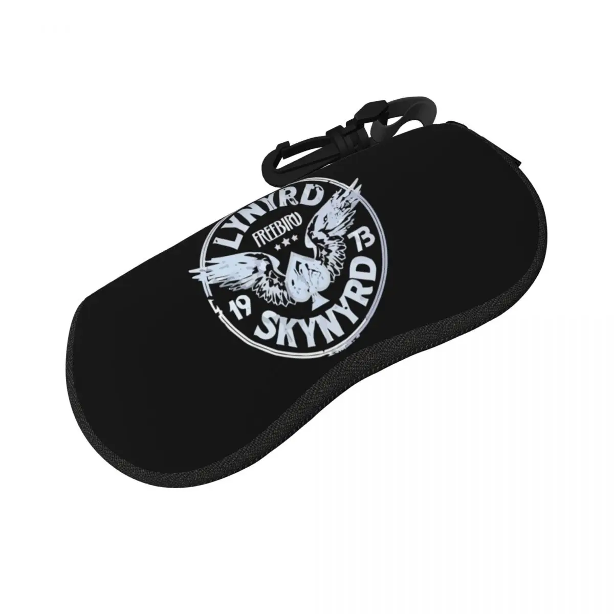 

Free Bird Lynyrd Logo Shell Glasses Case Protective Sunglasses Box Women Men Soft Eyeglass Bag Pouch