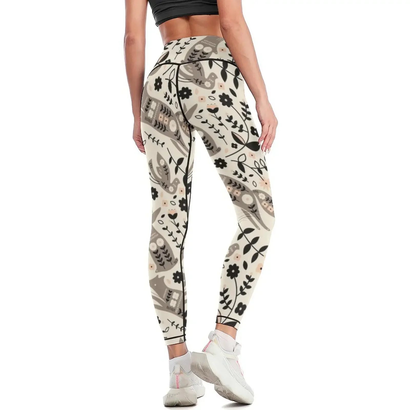 Woodland Folklore Leggings الرياضة يغطي الرجل الرياضية لصالة الألعاب الرياضية ملابس رياضية للنساء لصالة الألعاب الرياضية طماق المرأة