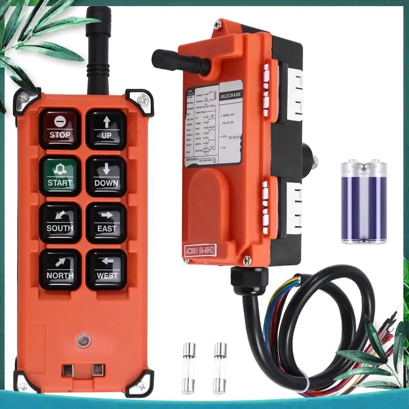 (NEW) F21-E1B AC 380V Wireless Industrial Remote Control Switch Is Crane Remote Control And Receiver For Crane Control Crane