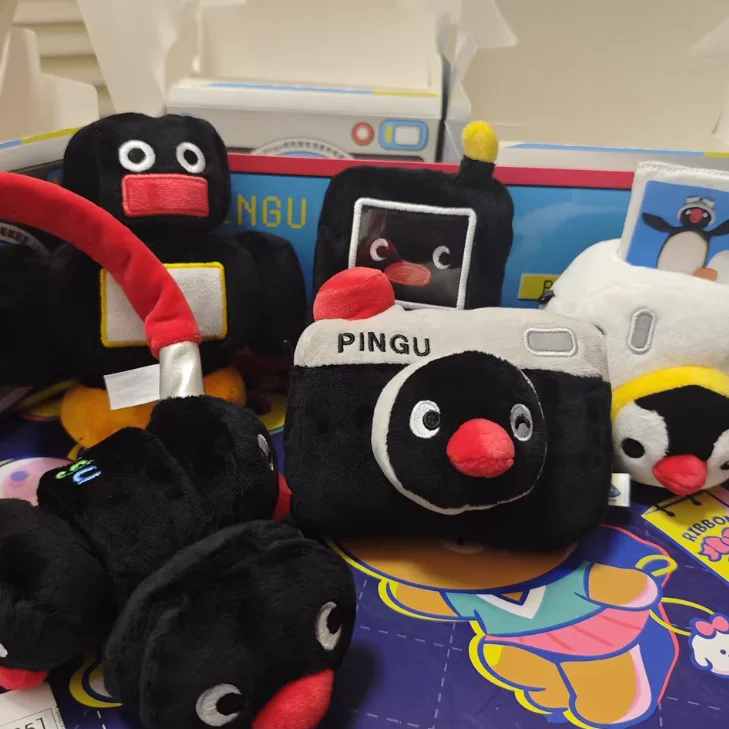 Genuine Pingu Smart Life Series Blind Box Cute Penguin Doll Trendy Play Ornament Bag Decoration Doll Children'S Birthday Gift