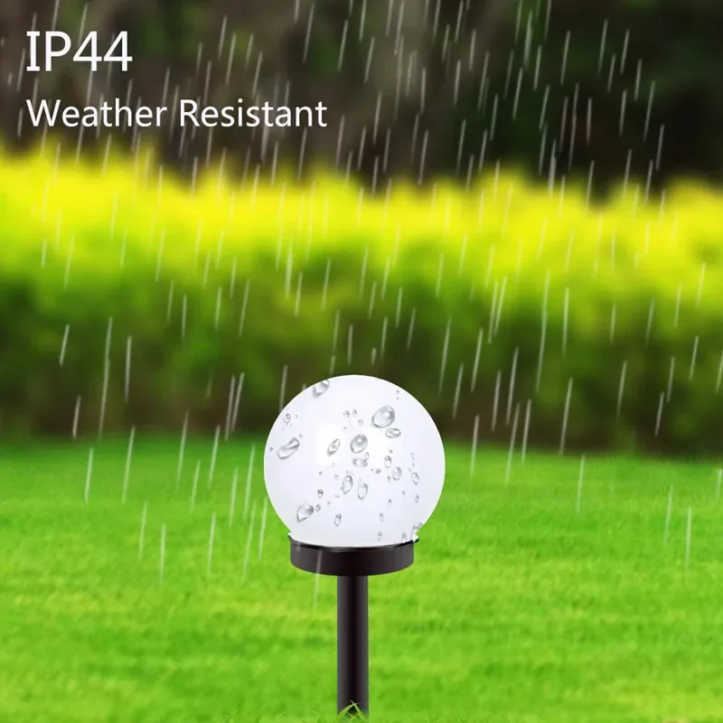 6PC Solar Light Outdoor Solar Garden Light Solar Pathway Landscape Light Wodoodporna słoneczna lampa trawnikowa do domu Yard Patio Driveway — zdjęcie 5