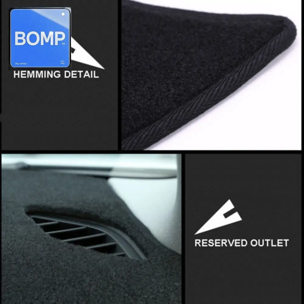 صالح ل Volkswagen VW Jetta A5 Golf 2005 2006 2007 2008 2009 2010 2011 غطاء لوحة القيادة حصيرة وسادة داش واقي من الشمس السجاد الوصول إلى السيارة