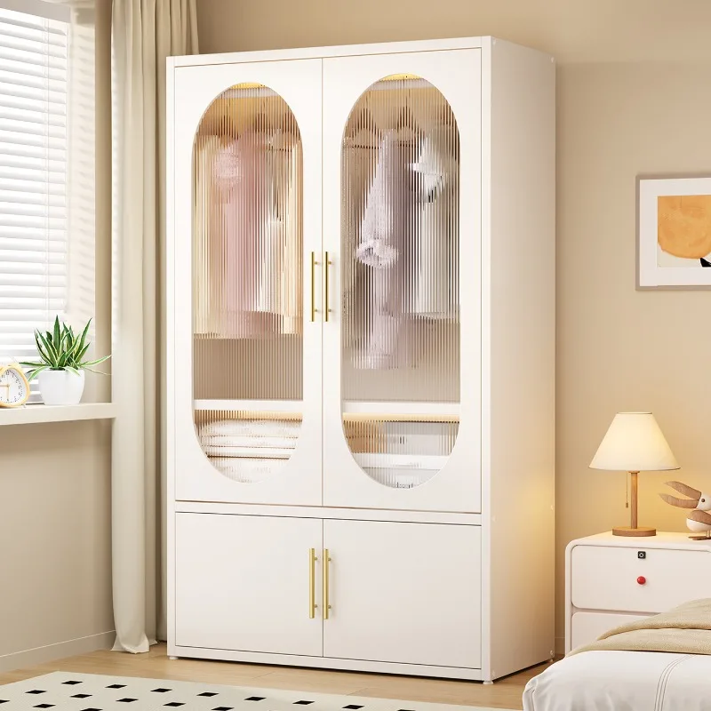 Minimalist Partitions Closet Modern Nordic Display Wooden Organizer Clothes Wardrobe Drawers Exterior Armario Home Furniture