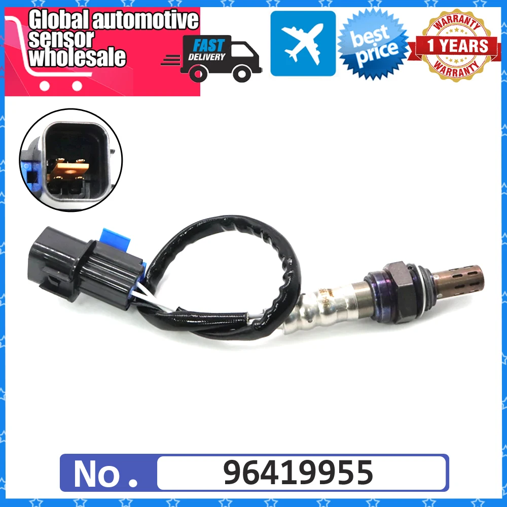 NEW Car 4 Wire Lambda Oxygen O2 Sensor Probe Air Fuel Ratio Sensor 96419955 For Chevrolet Aveo Rezzo Spark 1.0 1.2 2.0 2005-2010