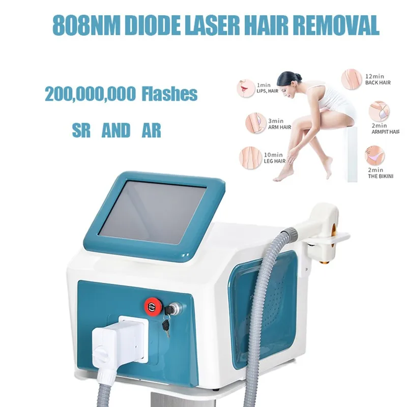 808nm Diode Permanent and Painless Hair Removal Laser Hair Removal Machine 3500w Three Wavelengths Ice Titanium Device