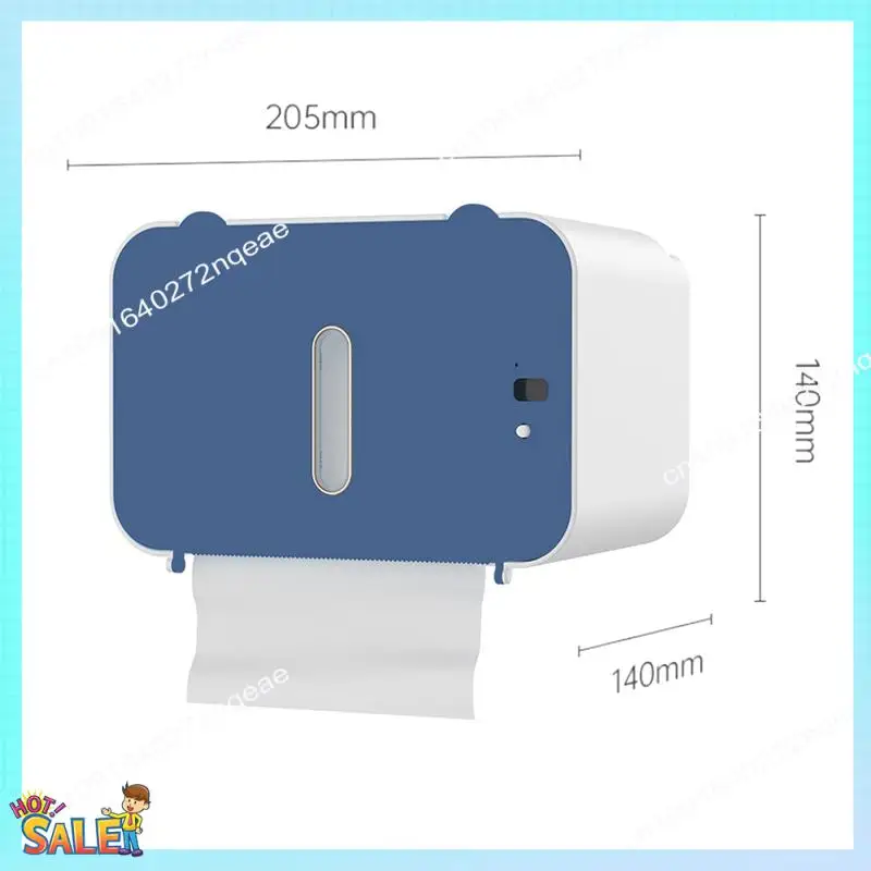 N08R Wall Mounted Automatic Tissue Box Induction Toilet Paper Holder Tissue Case Rack