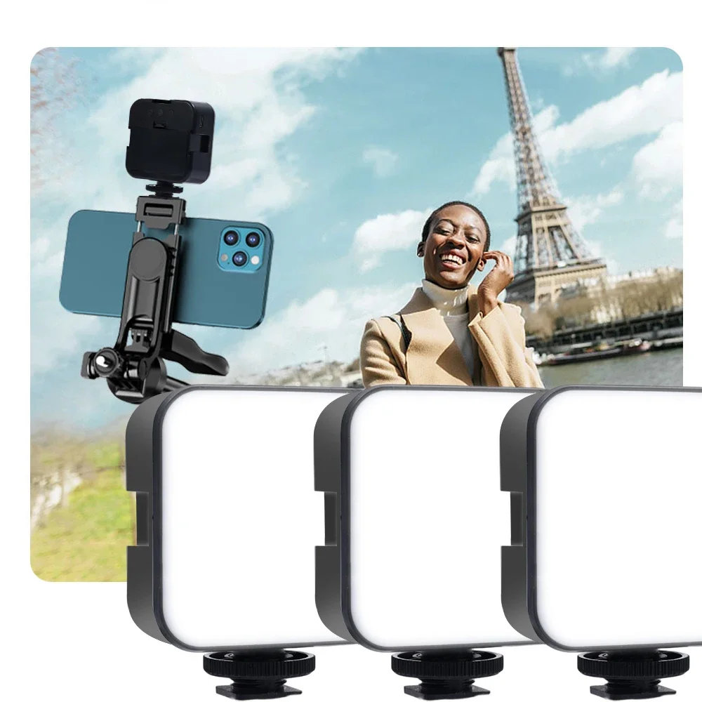 6500K Mini LED Fill Light Mobile Phone Selfie Livestreaming Lamp Portable Laptop Video Photography Studio Makeup Lamp Fill Light