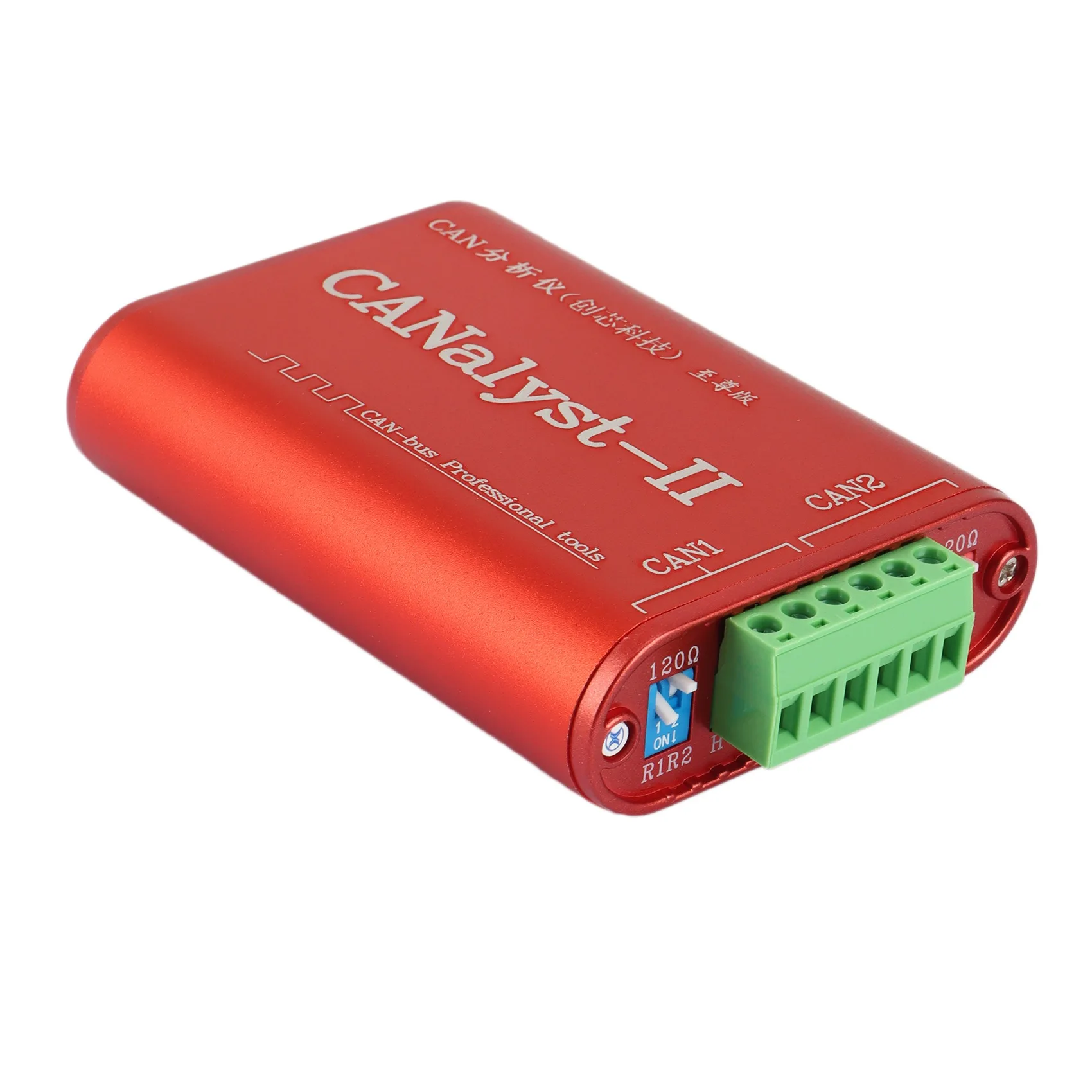 AA91 CAN Analyzer CANalyst-II USB to CAN Analyzer CAN-Bus Converter Adapter Compatible with ZLG USB to CAN