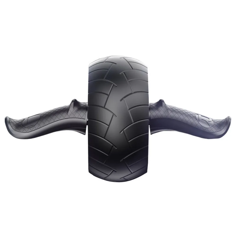 Rebound Spring Assist Ab Roller Wheel Wide Wheel Rubber Abdominal Exercise Wheel Intelligent Brake Tire Texture Grip