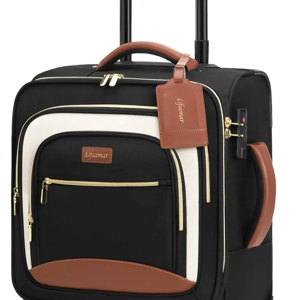 

Компактный чемодан-спиннер 16, защитный чемодан для ручной клади, одобренный авиакомпанией для путешествий и бизнеса