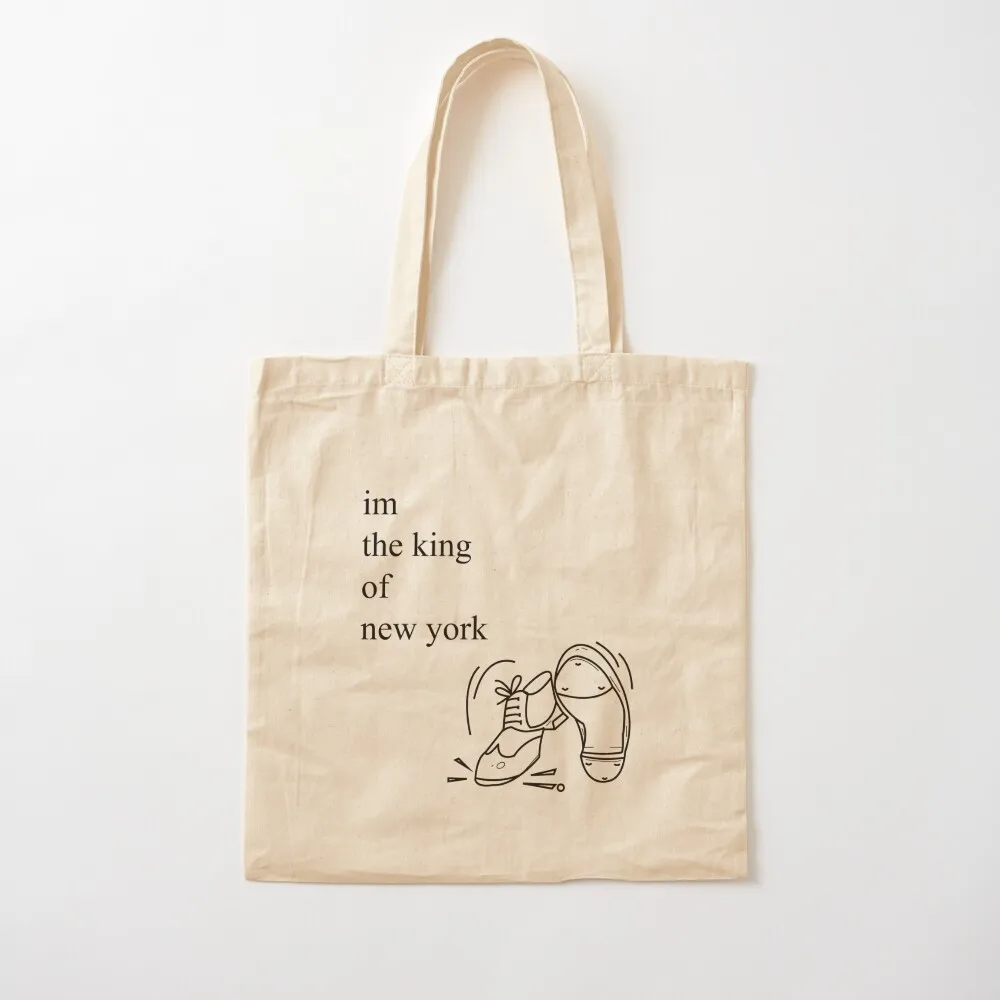 

King of New York Quote Tote Bag shopping bag logo shopper bag women canvas Canvas Tote