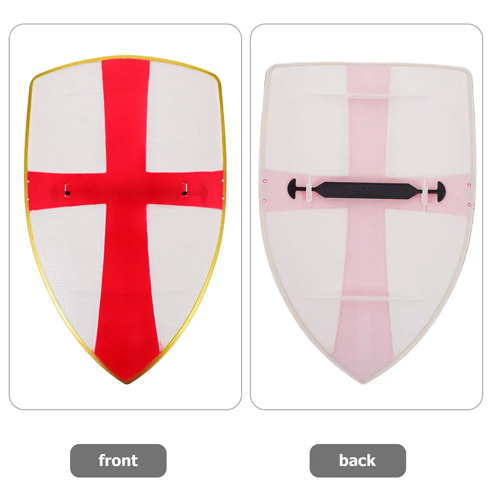 

2pcs Medieval For Plastic Play Party Game Props Shield Resistance Funny Shield For 8-12 Cosplay